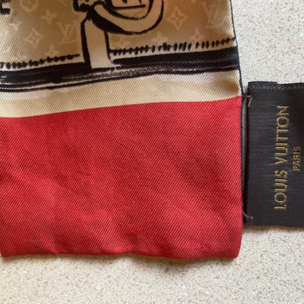 Louis Vuitton scarf (for handbag)